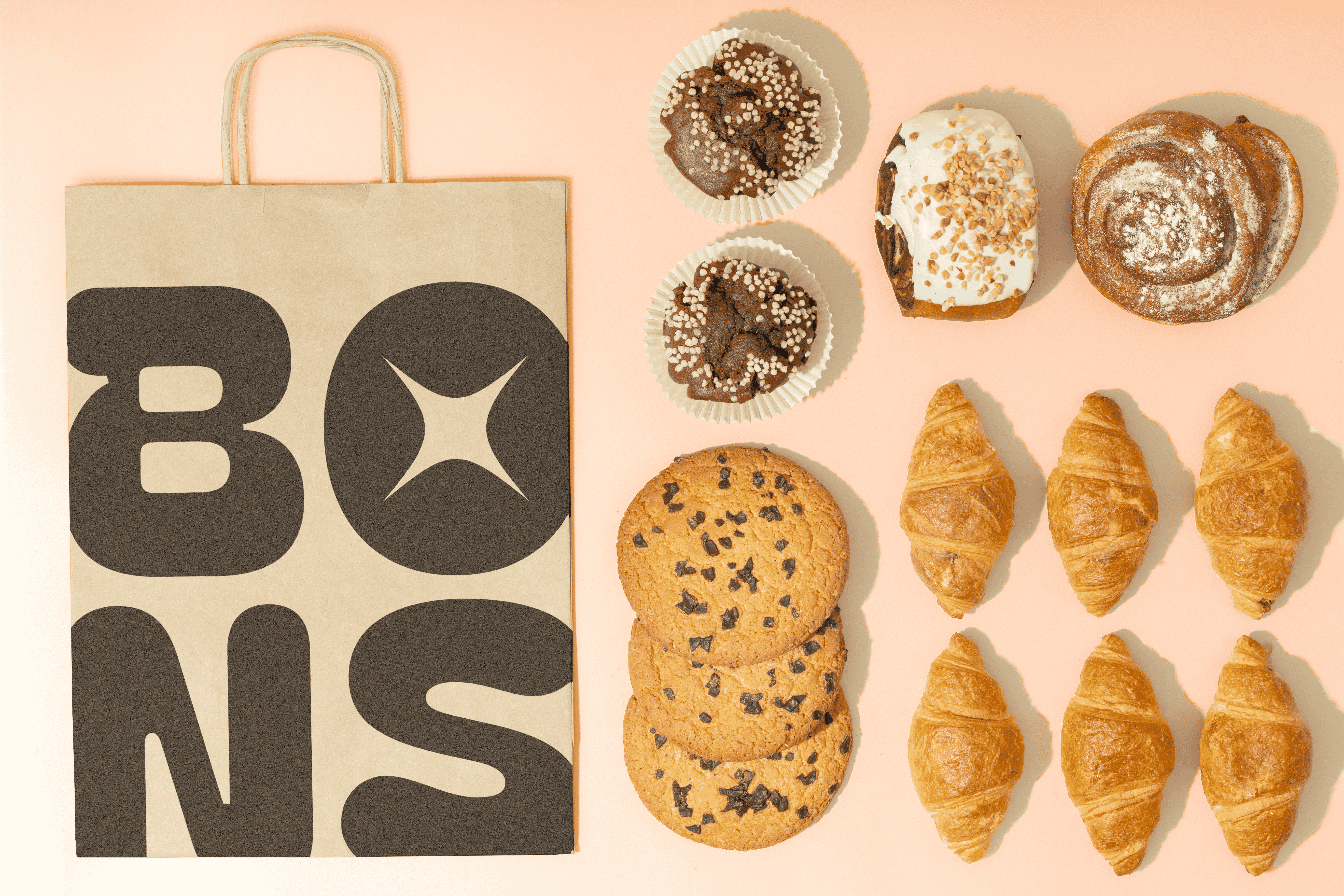 BONS brown bag mockup