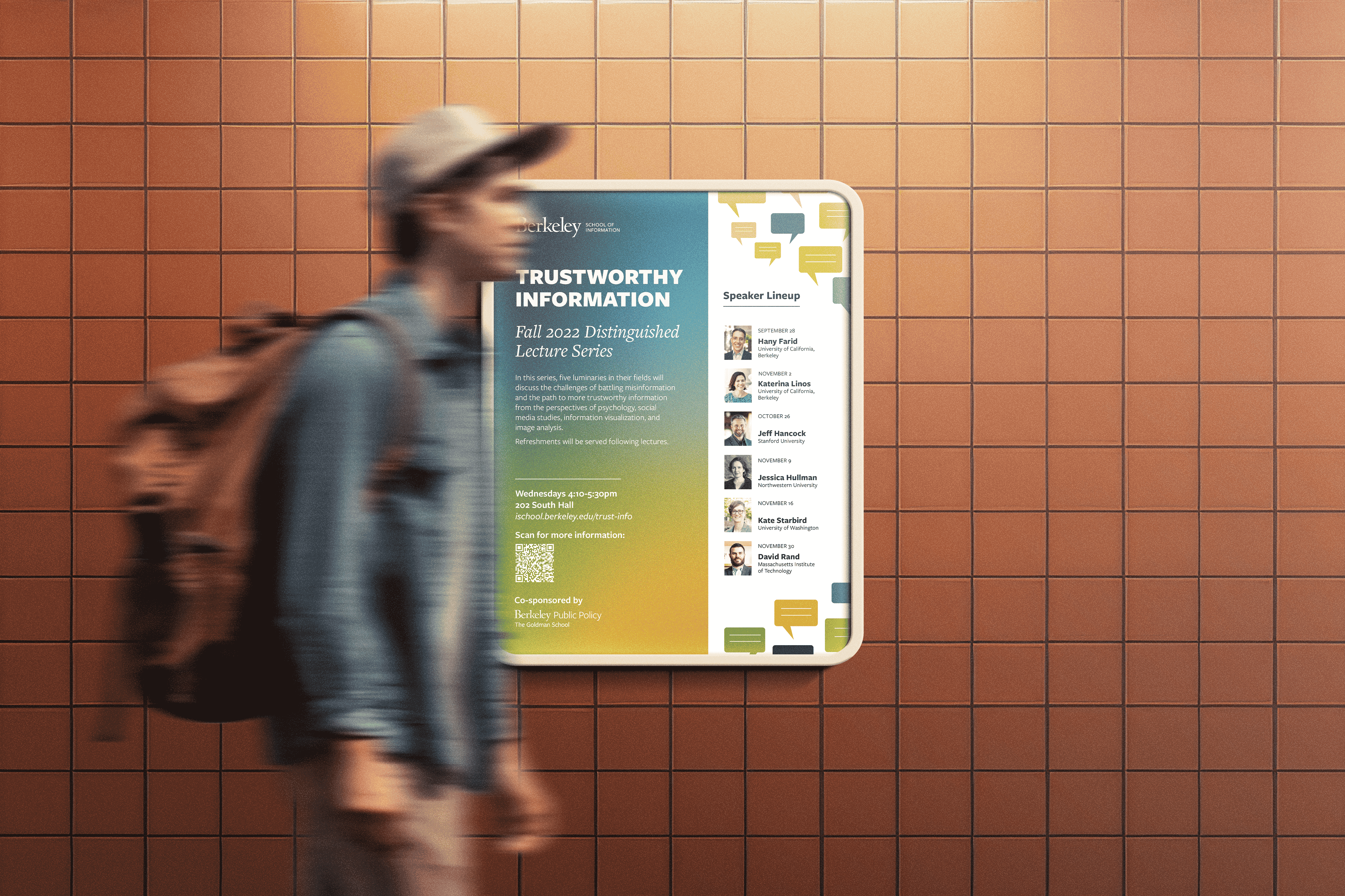 School of Information bookmark mockup