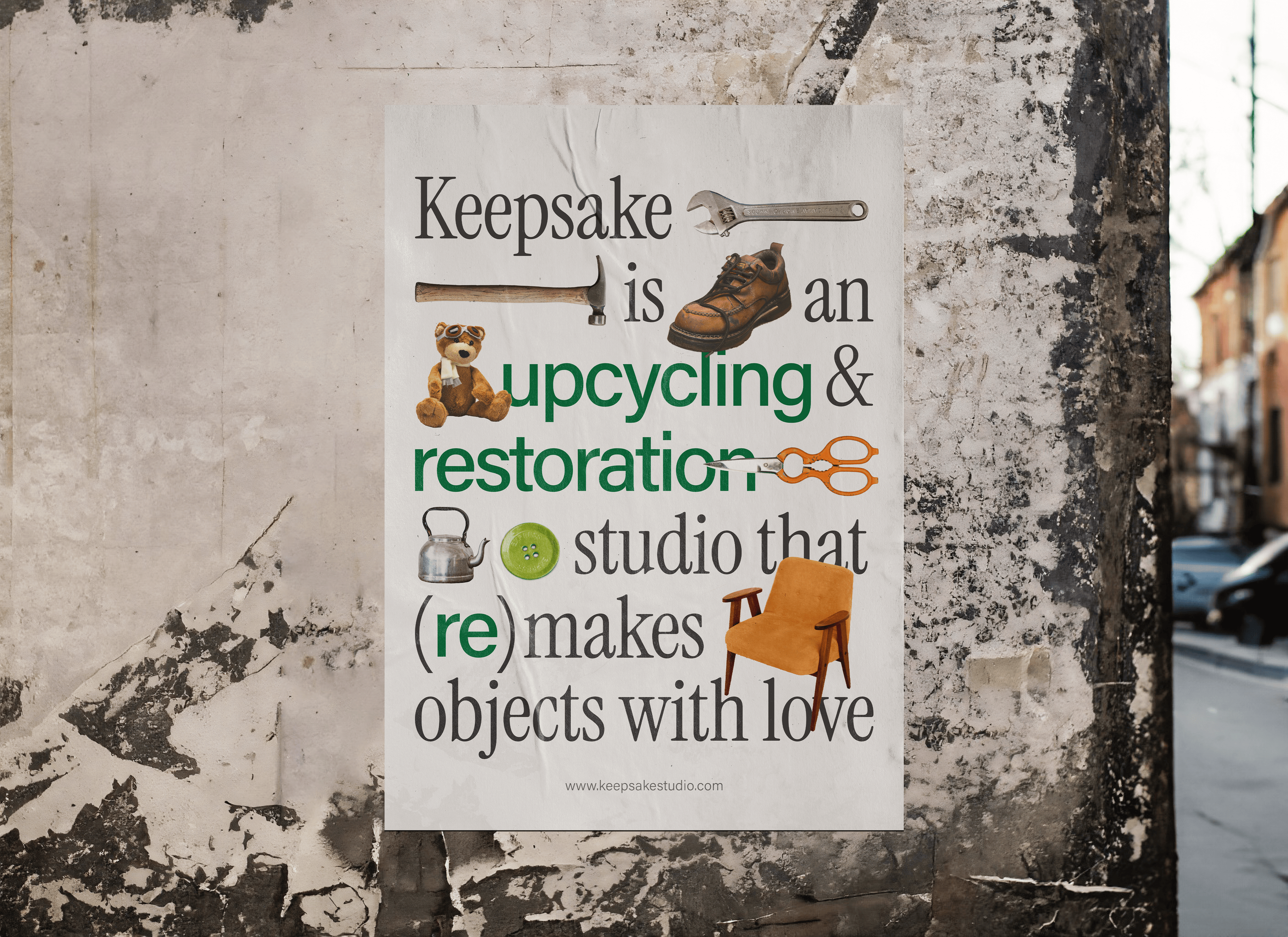 Keepsake poster mockup