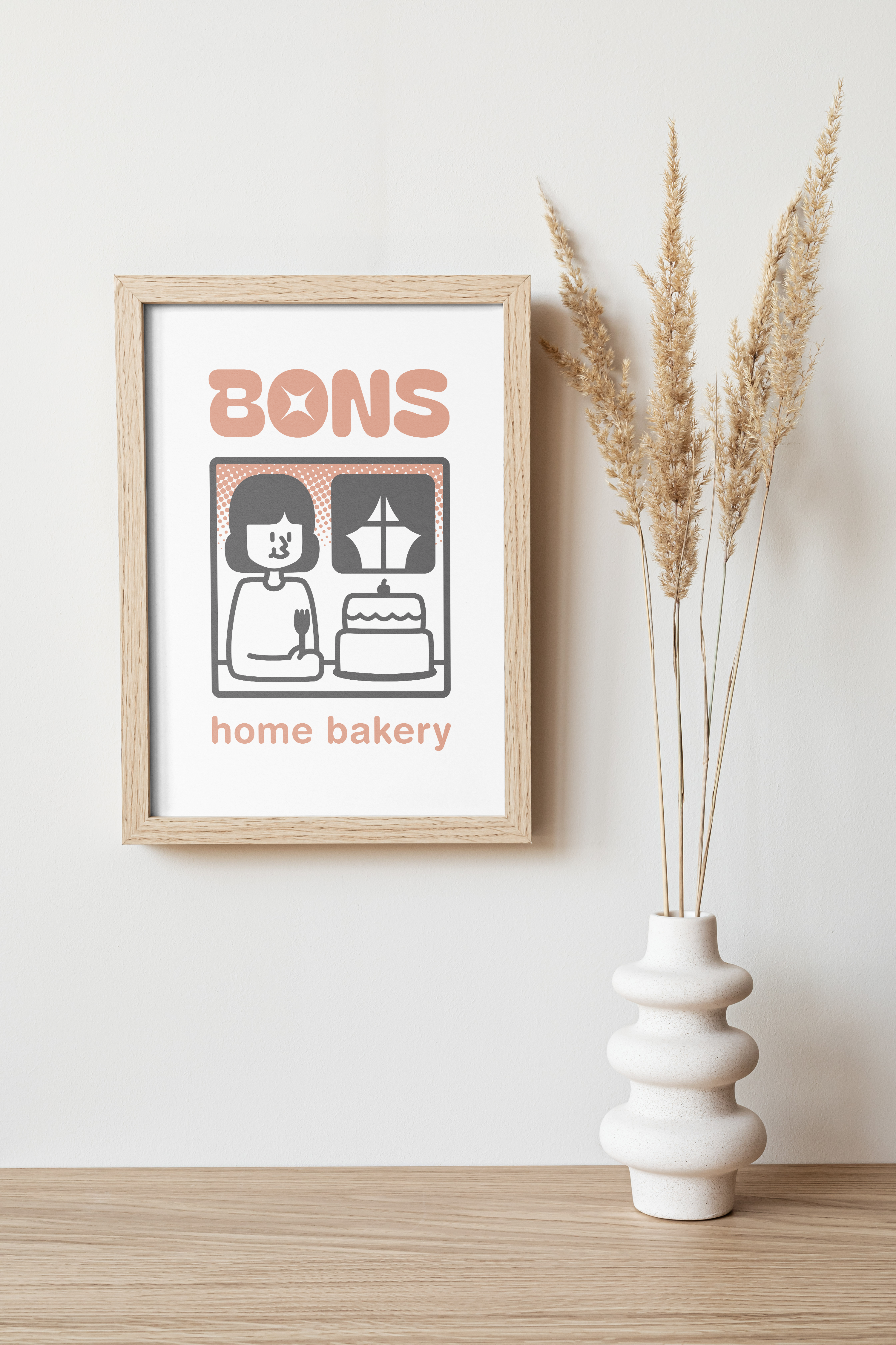 Bons poster mockup