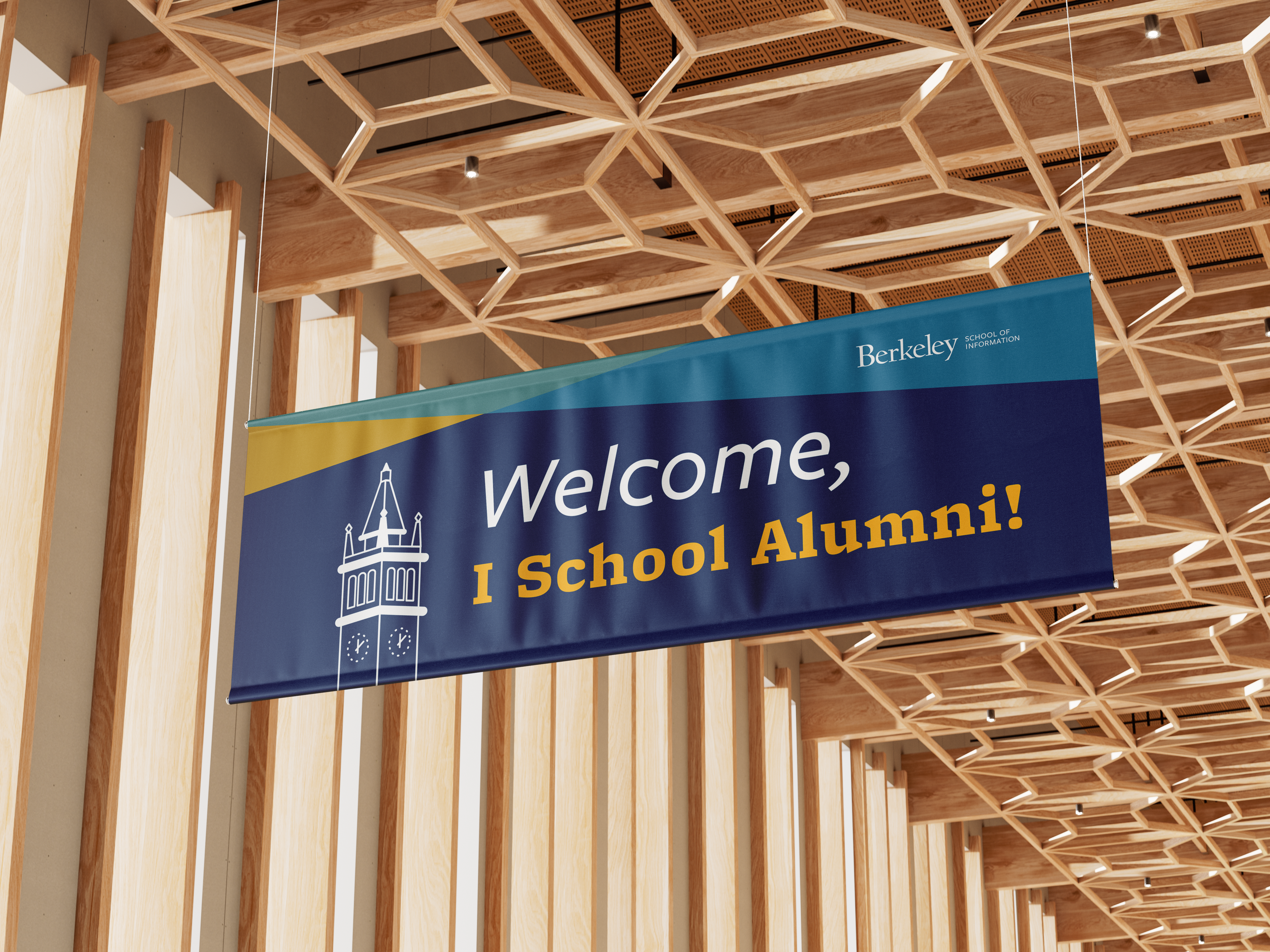 I-School event banner mockup