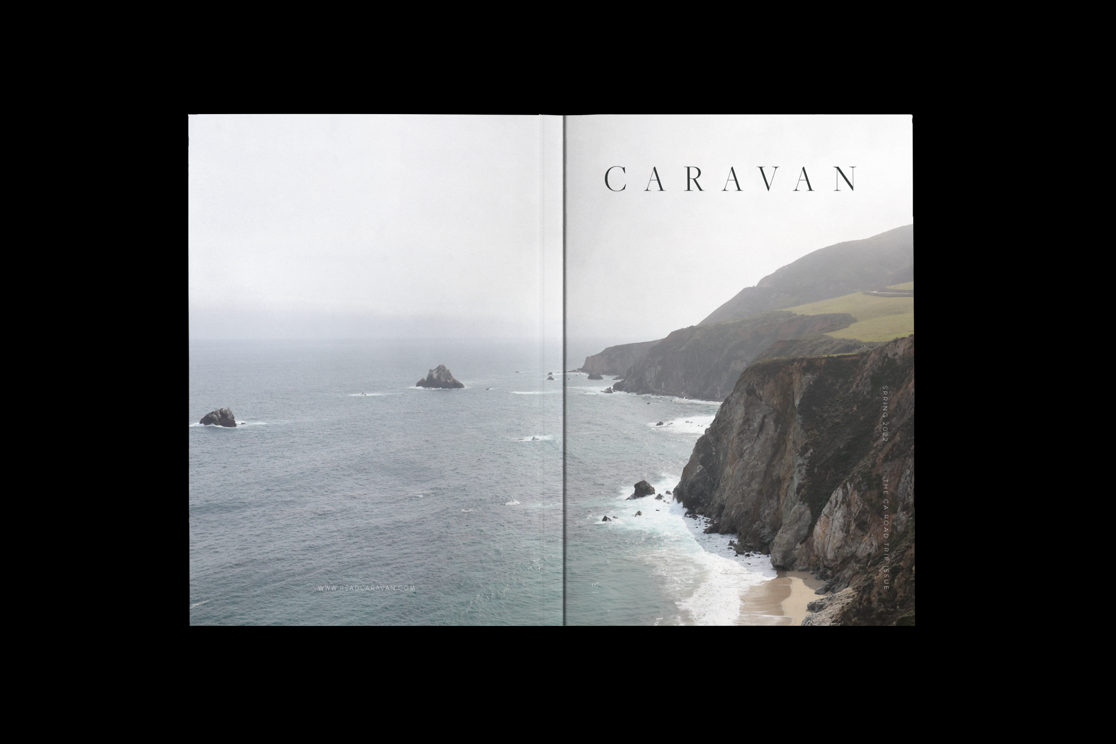 Caravan CA Road Trip issue cover