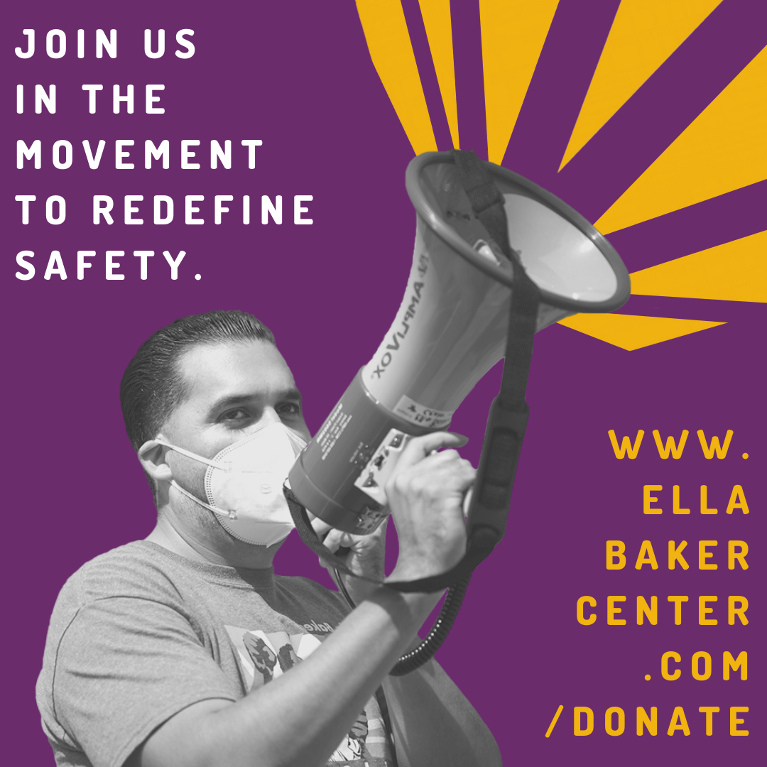 Ella Baker Center donor reactivation campaign graphic 3